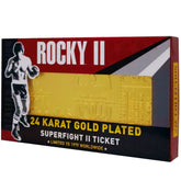 Limited Edition Rocky ll Apollo Creed Fight Ticket image 0